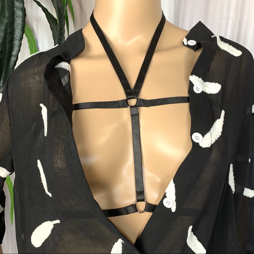 Sexy Bondage Lingerie Harness Bra